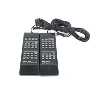 TASCAM RC-322A タスカム 322 ダブルカセットデッキ用 ワイヤードリモコン2点セット★簡易検査品【TB】