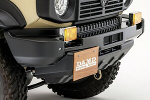 DAMD ダムド little G. TRADITIONAL フロントバンパー マットブラック×ピアノブラック ジムニーシエラ JB74W 離島は要確認