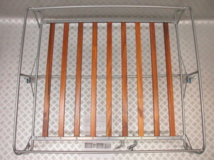 VW98400Rack.T1.空冷 ビートル ルーフラック キャリア VOLKSWAGEN BEETLE 1950-1978 Silver＆wood NEW 空冷4気筒＝FLAT4