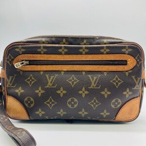 【80】1円～ LOUIS VUITTON ルイ・ヴィトン M51825 マルリー ドラゴンヌ GM セカンドバッグ モノグラム ブランド ジャンク品 現状品