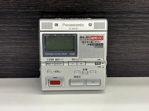 G238-J9-4094 Panasonic パナソニック SJ-MR50 ポータブルMDレコーダー 現状品①