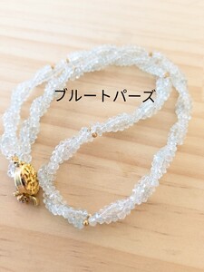 ■n【ブルートパーズ　Silver　ネックレス】中古品　レディース　アクセサリー　送料¥230