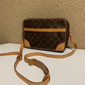 美品　 LOUIS VUITTON ルイヴィトン モノグラム トロカデロ27 ショルダーバッグ ブラウン 斜め掛け 