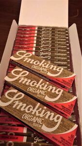 スモーキング オーガニック Smoking Organic 手巻き タバコ ペーパー 50個入り バラ　送料無料