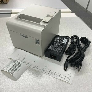 @S1723/1 簡易動作確認済み EPSON 感熱レシートプリンター TM-90Ⅱ 311 MODEL M313B USB/有線LAN接続通信確認済み プリント確認済み