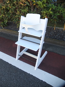 STOKKE Tripp Trapp Chair 高さ調整チェア ストッケ ベビーセット付 トリップトラップ チェア ベビーチェア チャイルドチェア 子供椅子