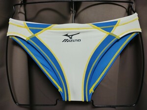 mizuno 競パン RQ632型　SSサイズ 競泳水着　白×青　