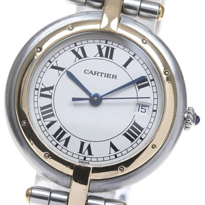 カルティエ CARTIER 83084241 パンテールLM ラウンド 1ロウ デイト クォーツ メンズ _864673