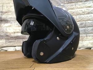 SHOEI NEO TECⅡ システムヘルメット インナーバイザー装備 マットブラック色 2020/03製造品 63ｃｍ XXLサイズ