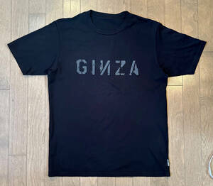 ■THE CONVENI GINZA 美品 GINZA LOGO Tシャツ BK-M 藤原ヒロシ FRAGMENT