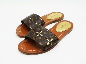 ◆【LOUIS VUITTON ルイヴィトン】ロックイット モノグラム フラットサンダル 36 1/2