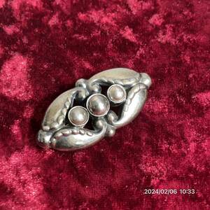 SV925 シルバー925 GEORG JENSEN ジョージジェンセン ブローチ アクセサリー 