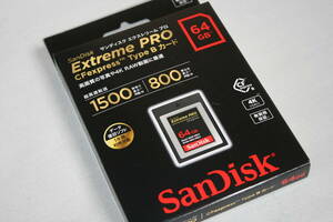 ★新品 超高速 / CFカード 64GB★（送料無料）4K動画、高速連写対応 サンディスク SanDisk エクトリーム プロ CFexpress Type Bカード