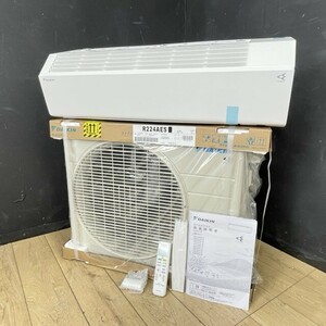 未使用 ダイキン ルームエアコン 2.2kw 室内機　室外機セット 2024年製 F224ATES-W R224AES 095107 095108/21638