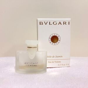 ☆ BVLGARI ブルガリ ジャスミンヴェール 5ml 廃盤 voile de jasmin オードトワレ プールオム ミニ 香水 ジャスミン オードパルファム