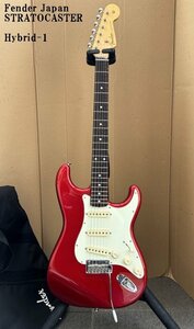 #展示級 極美品【Fender Japan Stratocaster Hybrid1 フェンダージャパン ストラトキャスター ハイブリッドⅠ キャンディレッド】NA01353