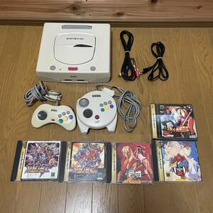 セガサターン 本体一式+マルチコントローラー+ソフト5本 すぐ遊べるセット SEGA SATURN 匿名配送