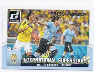 2015 Donruss Soccer M.Caceres IS Silver Press Proof /199