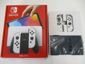 未使用 任天堂 NINTENDO SWITCH スイッチ 有機ELモデル 外箱破れあり 激安1円スタート