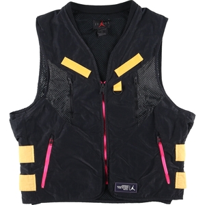 古着 ~00年代 ナイキ NIKE AIR JORDAN エアジョーダン ENGINEERED VEST ナイロンベスト メンズL /eaa427823