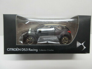 ★超レア 稀少 入手困難★DS AUTOMOBILES★シトロエン CITROEN★DS３ Racingミニカー★艶消し黒・金ツートン★1/64★新品・未使用品★