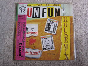 12インチシングルレコード　COULD THIS BE LOVE FUN FUN