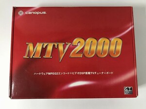 CJ898 Canopus ハードウェア MPEG2 エンコード TVチューナーボード MTV2000 930