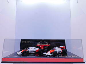 ☆ ミニチャンプス McLaren TAG TURBO MP4/2B #2 MP4/2C #1 A.PROST 1/43 マクラーレン MP4/2B MP4/2C 2台SET ☆