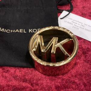 極美品 MICHAELKORS マイケルコース ゴールドカラー ペパーウェイト 置物