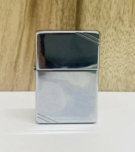 Y ZIPPO ジッポー オイルライター ダイアゴナルライン シルバー PAT.2032695 1998年製 着火未確認