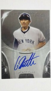 加藤豪将選手の直筆サインカード 2013 bowman sterling gosuke katoh 日本ハムファイターズ 背番号3