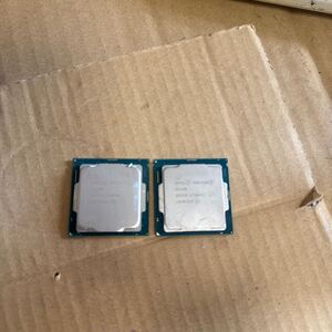 CPU Intel pentium G5400 中古動作品2個