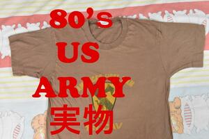 米軍 実物 80’ｓ ARMY Tシャツ 12760c USA製 支給品 00