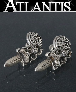 CHROME HEARTS 銀座店 クロムハーツ ダガー カフス メンズ シルバー SV925 95858