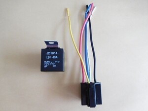 ◇電気配線の必需品◇ 5極リレー 配線セット 12V 40A