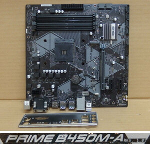 Mb563 ASUS PRIME B450M-A AM4/DDR4/MicroATX 中古難有品 