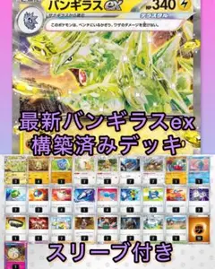 最新バンギラスex 構築済みデッキ　スリーブ付き