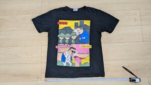 Tシャツ KPOP カンナムスタイル 北朝鮮 韓国 north KOREA PSY 金正恩 社会主義 政治 サイズL コットン100% ラバープリント 風刺画 韓流