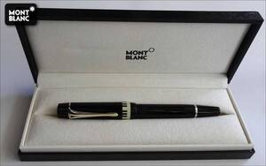 ☆MONTBLANC モンブラン 万年筆 ドネーションペン ヘルベルト・フォン・カラヤン F ☆ピストンメンテ後、未吸入☆レザーペンケース付き