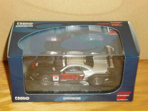 1/43 EBBRO SUPER GT 500 ZENT CERUMO SC430 Okayama Test No.38 黒/銀