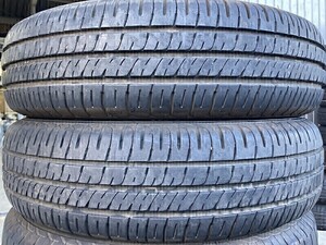 7分山程(PS5H086) 165/70R14 81S DUNLOP ENASAVE EC204 2021年 2本 夏タイヤ 送料無料