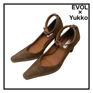 EVOL×yukkoコラボ　ハイヒール　パンプス　シューズ　レディース　24㎝