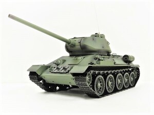 ☆塗装済み完成品戦車ラジコン☆ Heng Long 2.4GHz 1/16 戦車ラジコン ソ連 T-34 3909-1 【赤外線バトルシステム付 対戦可能 Ver.7.0】