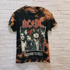 AC/DC タイダイ柄 Tシャツ レア US古着 アメカジ