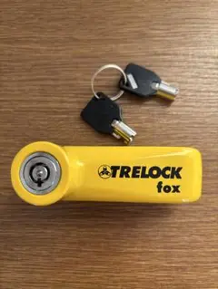 TRELOCK fox ディスクロック 鍵2本付き