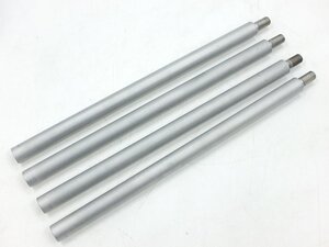 【z26834】Quadraspire クアドラスパイア ラック用ポール 直径18mm 全長35cm シルバー 4本セット 格安スタート