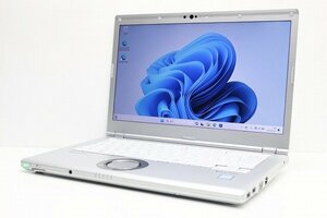 1円スタート ノートパソコン Windows11 Panasonic レッツノート CF-LV7 第8世代 Core i5 SSD256GB メモリ8GB Windows10 14インチ カメラ