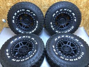 ☆ METHOD レース 17インチ 8.5J ±0 アルミ ホイール 139.7 6H FJクルーザー ランクル ハイラックス K1500 K5 MAXXIS M/T 35×12.50R17