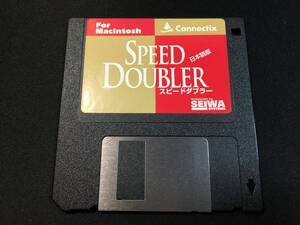 l【ジャンク】SEIWA SPEED DOUBLER スピードダブラー For Macintosh Connetix フロッピーディスク 日本語版