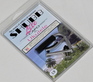 シャブ ウクレレ用カポタスト シルバー SHUBB Lite CAPO for Ukulele L9 Made In USA